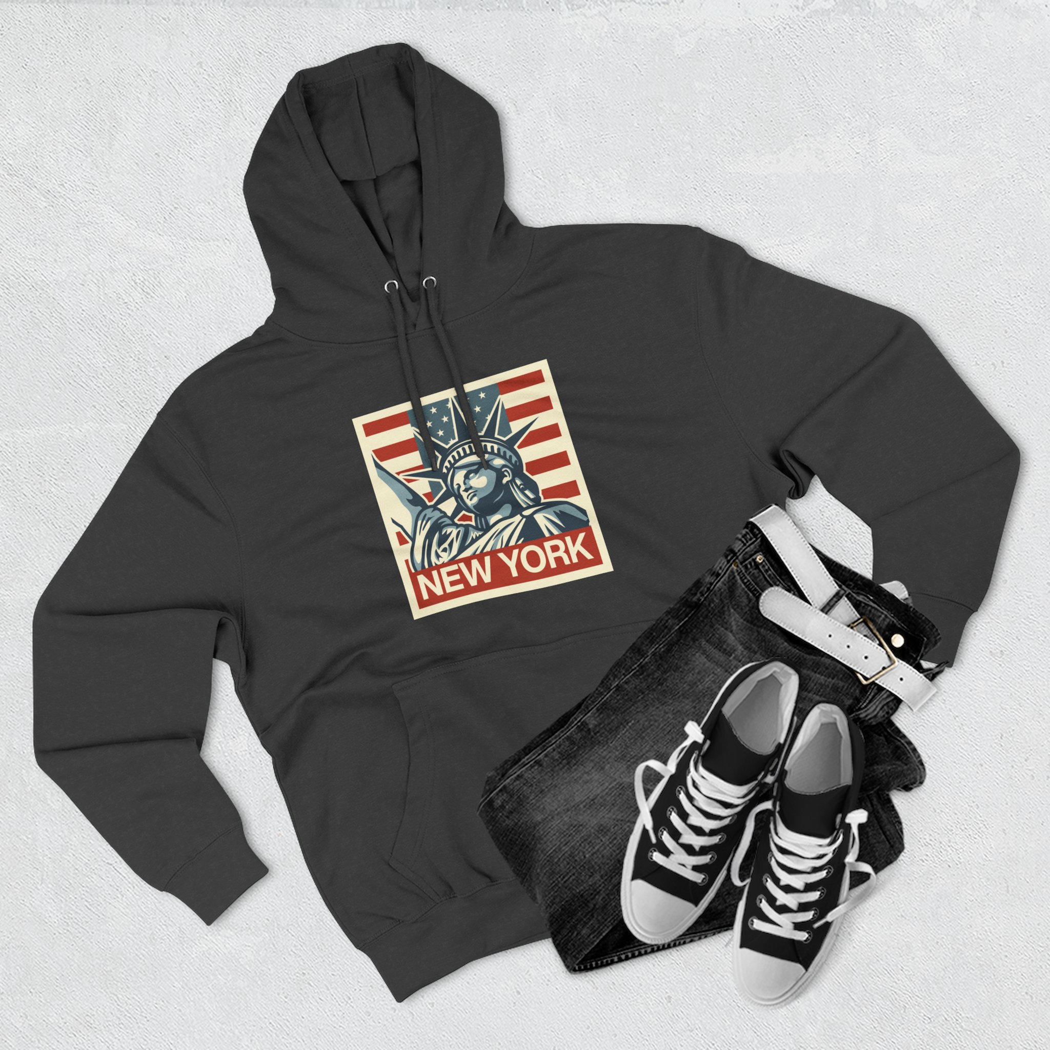 New York Vintage Fleece Hoodie