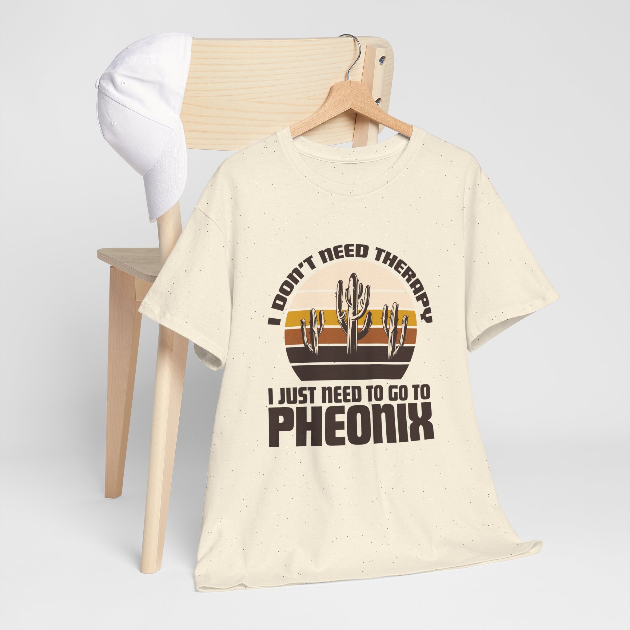 Phoenix Therapy T-Shirt | Unisex Cotton Tee | Travel Gift | Summer Casual Wear | Love for Arizona | Vacation Outfit