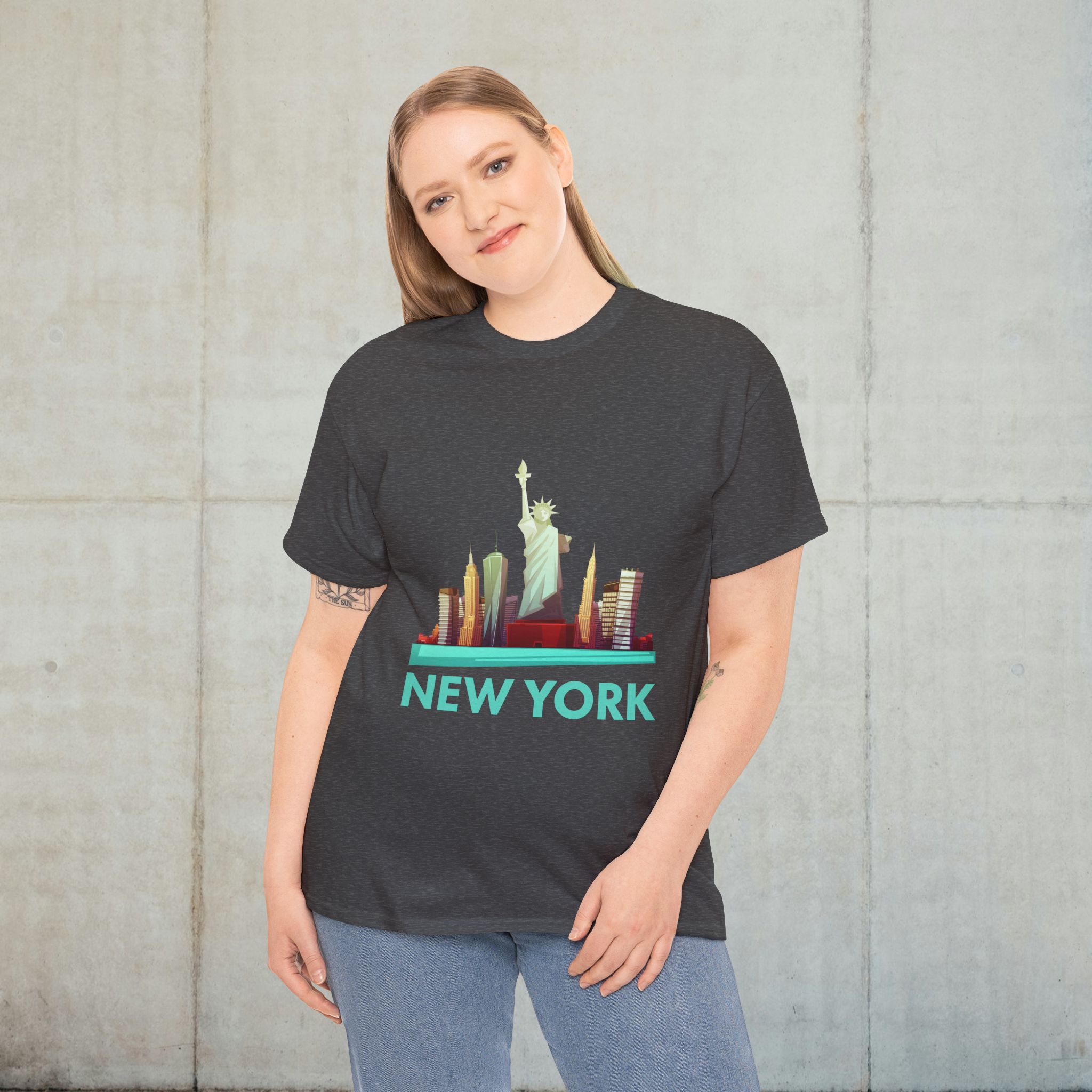 New York Skyline Tee - Unisex Cotton T-Shirt