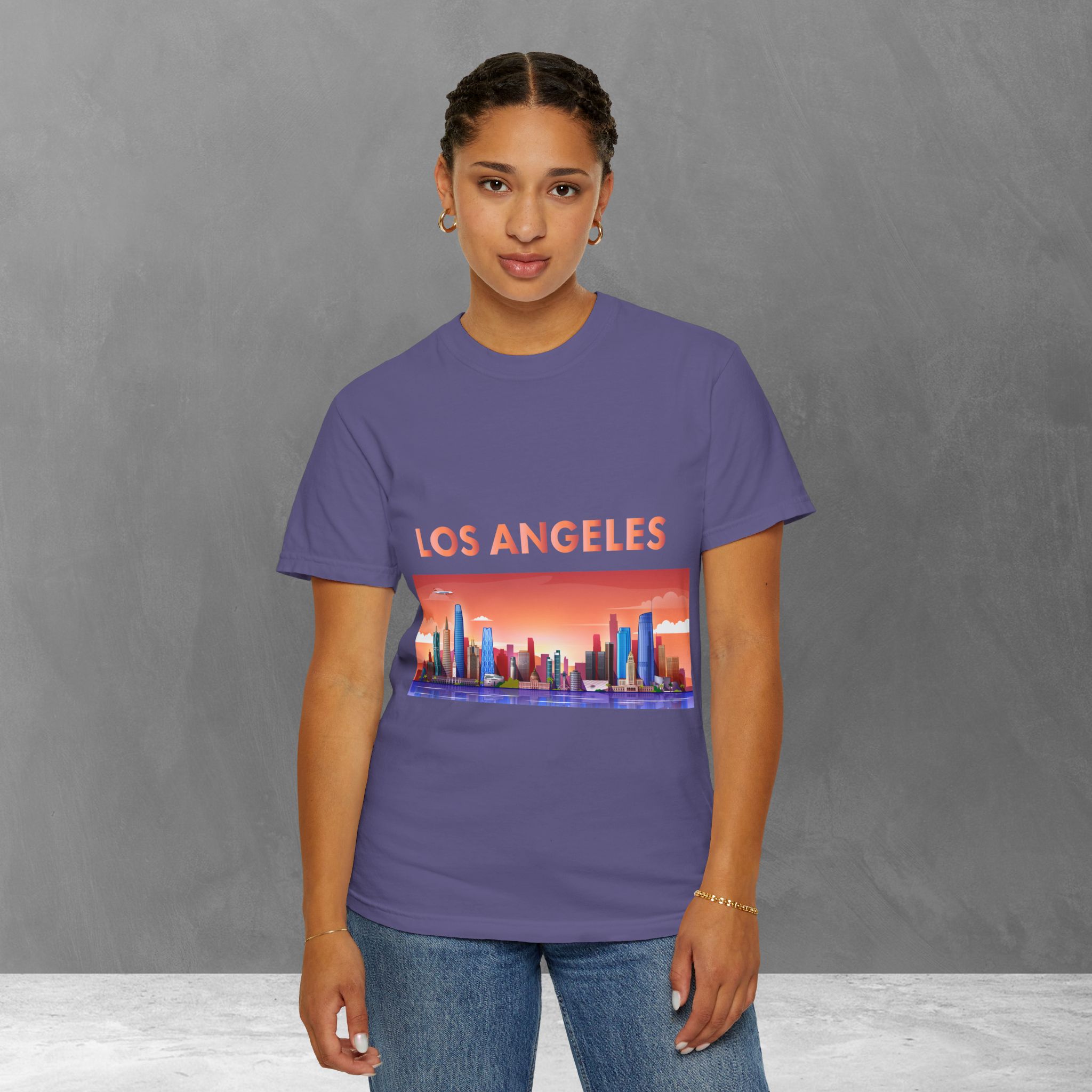 Vibrant Los Angeles Graphic T-Shirt