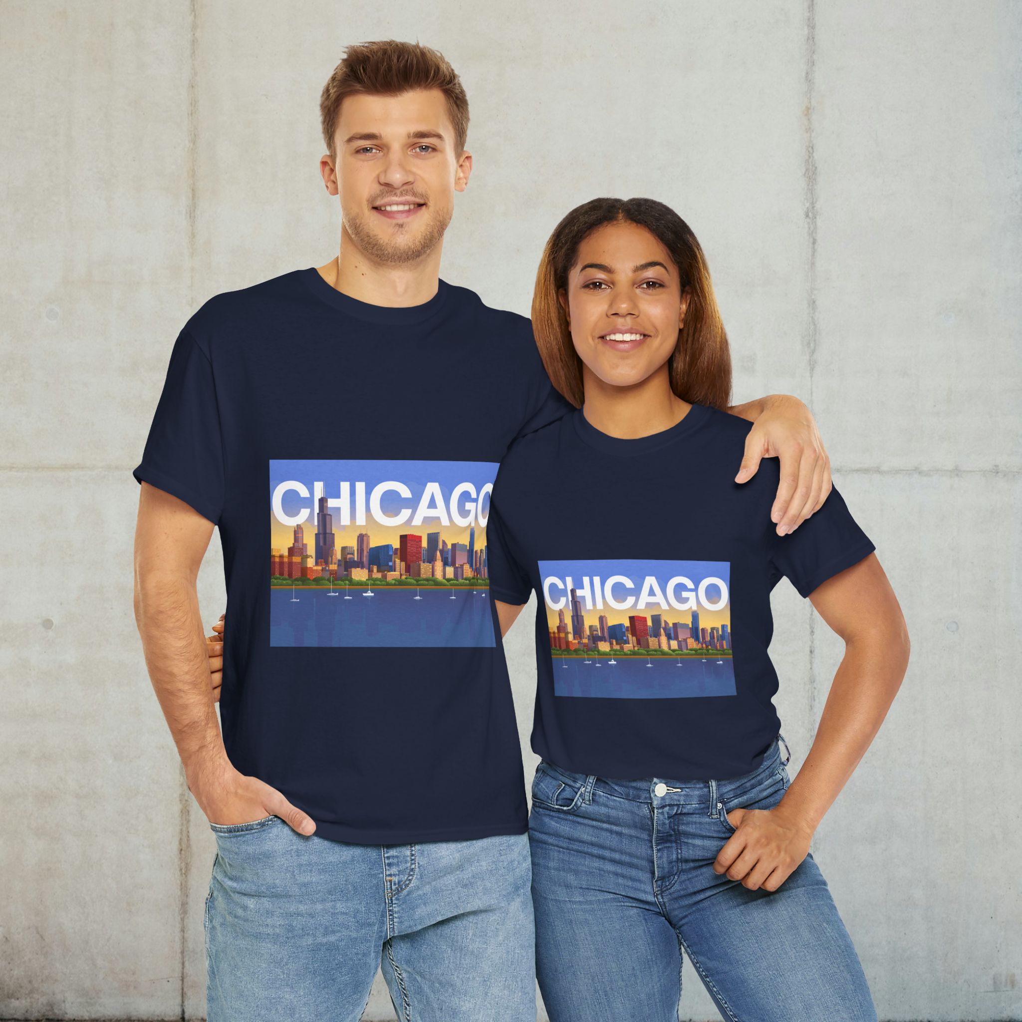 Chicago Skyline Unisex Tee