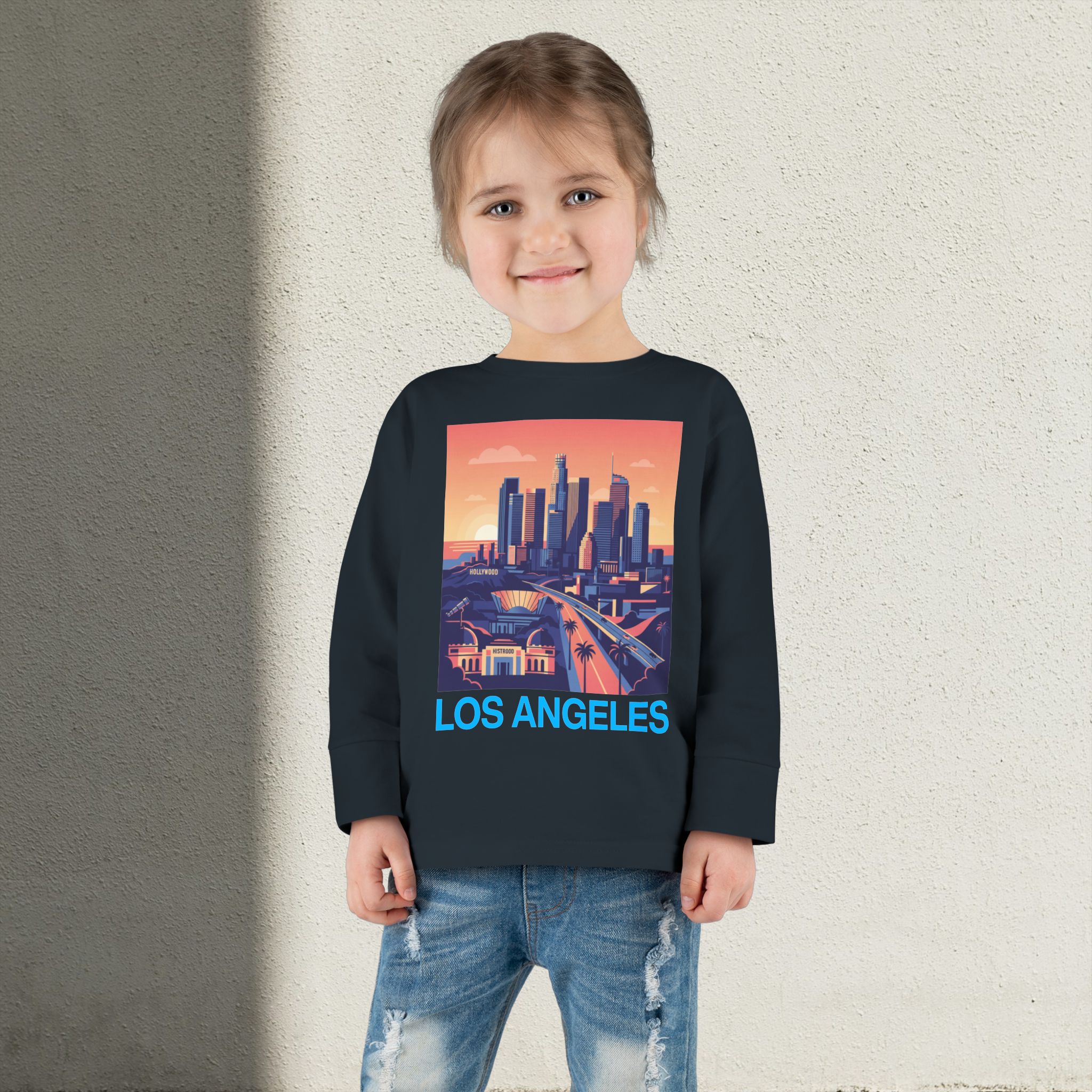 Los Angeles Toddler Long Sleeve Tee