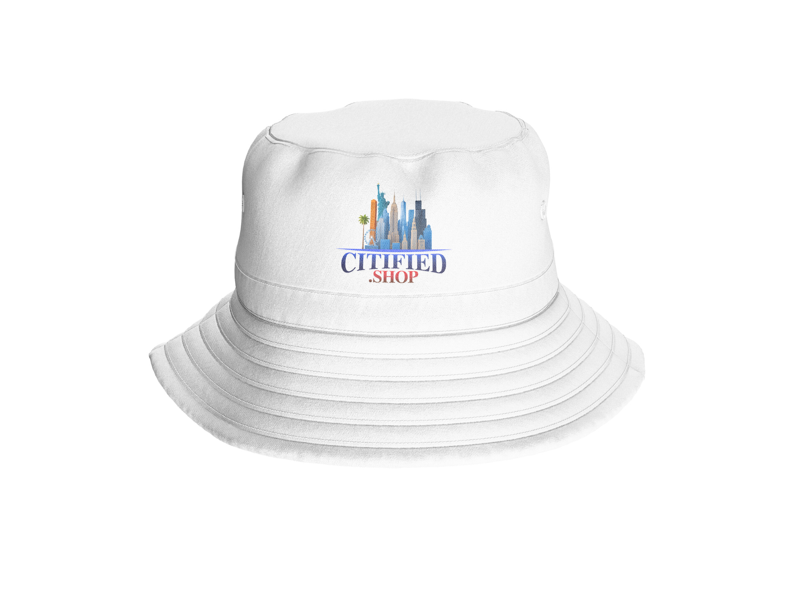 Citified Bucket Hat White
