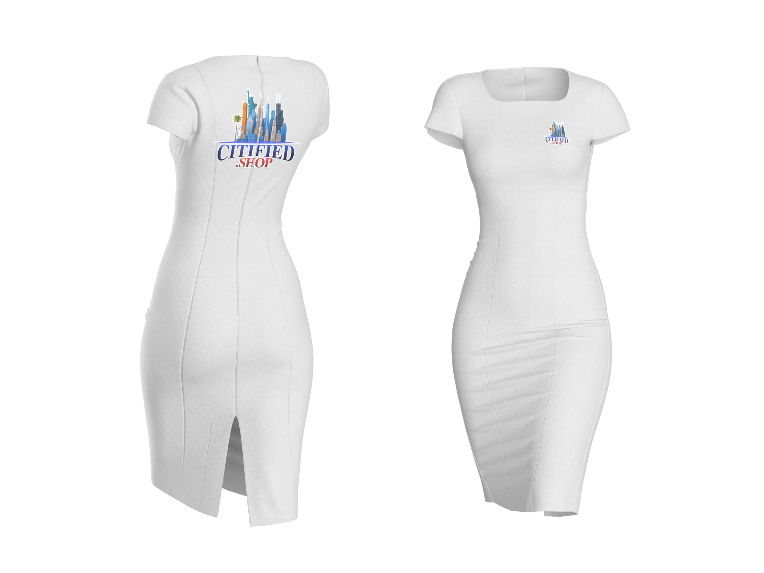 Citified Dress White