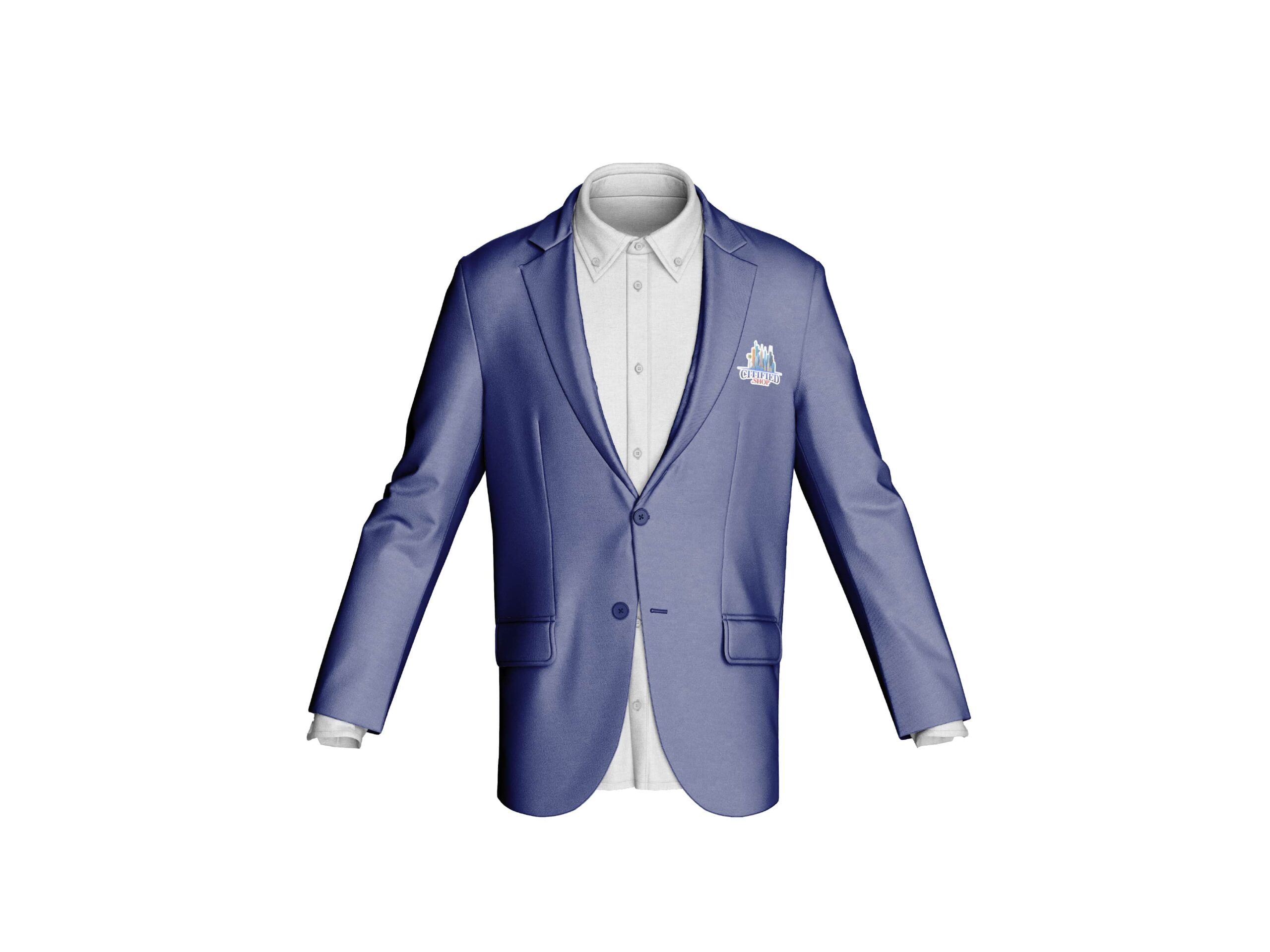 Citified Suit Jacket Blue